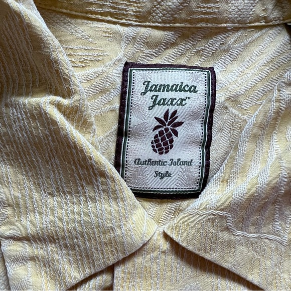 Jamaica Jaxx 100% Silk Hawaiian Shirt Men’s Size XL - Picture 2 of 7